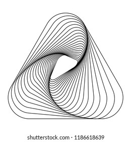 Abstract dynamic pattern wallpaper vector