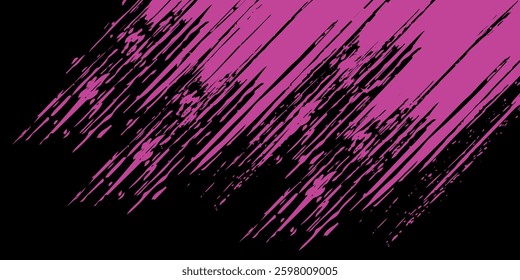 Abstract Dynamic Pink Grunge Texture In Black Background