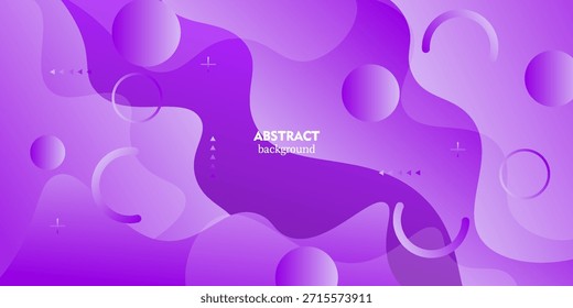 Abstractas fondo púrpura dinámico con patrones de onda superpuestos y concepto de Elementos simples. Vector EPS10