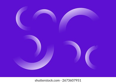 Abstract dynamic with Purple circle shape color background for template, poster, flyer design. Vector illustration