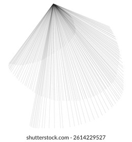 Abstract dynamic radiating line burst pattern