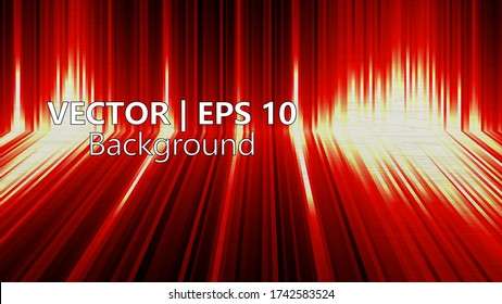 Abstract dynamic red background vector illustration