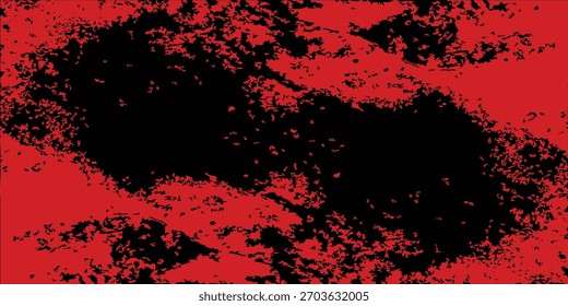 Textura Abstractas del grunge rojo dinámico sobre fondo negro