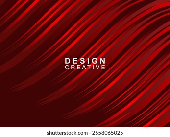 Abstract dynamic red wave background. Dark wave texture pattern design. Modern wavy lines texture. Luxurious and elegant style.