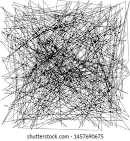 Abstract Dynamic Rough Hatching Grunge Drawing Texture, Intersecting Ink Shabby Grid with Lines, Noise and Strokes Mesh of Straight Parallel Lines, Geometric Scribbles of Pen, Hatching