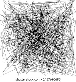 Abstract Dynamic Rough Hatching Grunge Drawing Texture, Intersecting Ink Shabby Grid with Lines, Noise and Strokes Mesh of Straight Parallel Lines, Geometric Scribbles of Pen, Hatching