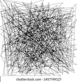Abstract Dynamic Rough Hatching Grunge Drawing Texture, Intersecting Ink Shabby Grid with Lines, Noise and Strokes Mesh of Straight Parallel Lines, Geometric Scribbles of Pen, Hatching