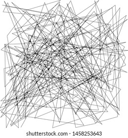 Abstract Dynamic Rough Hatching Grunge Drawing Texture, Intersecting Ink Shabby Grid with Lines, Noise and Strokes Mesh of Straight Parallel Lines, Geometric Scribbles of Pen, Hatching