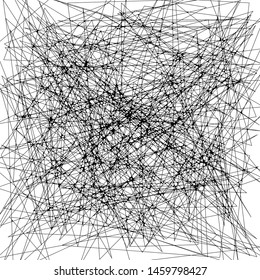 Resumen de textura de dibujo de pocillos de rayas dinámicas, intersección de la rejilla de abadejo de tinta con las líneas, malla de ruido y sobresaltos de líneas paralelas rectas, rocas geométricas de la pluma, roce, rasguños