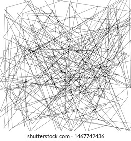 Abstract Dynamic Rough Hatching Grunge Drawing Texture, Intersecting Ink Shabby Grid with Lines, Noise and Strokes Mesh of Straight Parallel Lines, Geometric Scribbles of Pen, Hatching, Scratch