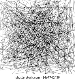 Abstract Dynamic Rough Hatching Grunge Drawing Texture, Intersecting Ink Shabby Grid with Lines, Noise and Strokes Mesh of Straight Parallel Lines, Geometric Scribbles of Pen, Hatching, Scratch