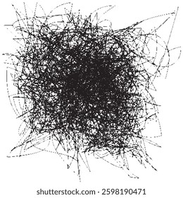 Abstract Dynamic Rough Hatching Grunge Drawing Texture, Intersecting Ink Shabby Grid with Lines, Noise and Strokes Mesh of Straight Parallel Lines, Geometric Scribbles of Pen, Hatching
