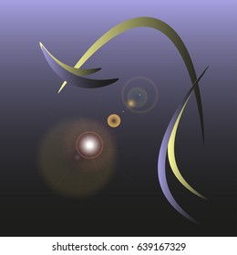Abstract dynamic seamless background