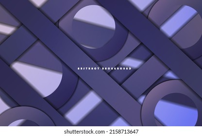 Resumen de líneas de forma dinámica líneas de fondo color púrpura vector