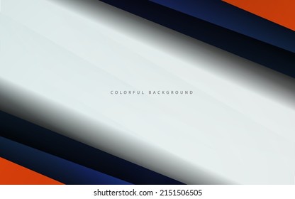 Abstract dynamic shape overlap colorful background