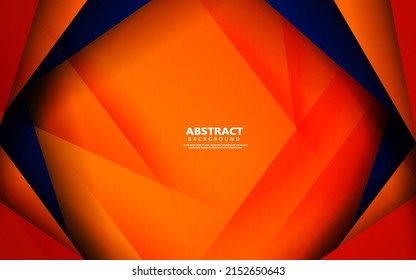 Abstract dynamic shape overlap layer colorful background
