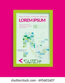 Abstract Dynamic Shape Vector Frame, Vector Illustration.