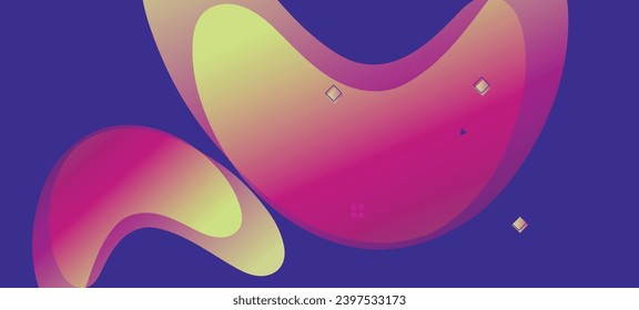 abstract dynamic shapes  background	for banner design
