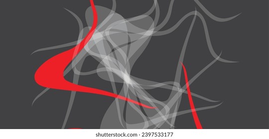 abstrakter Hintergrund dynamischer Formen	Bannerdesign

