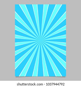 Abstract dynamic star burst card background template design