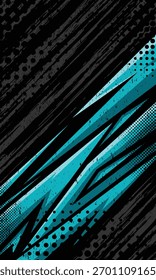 Resumo dinâmico stripes corrida fundo com elementos de meio-tom grunge para camisa de sublimação