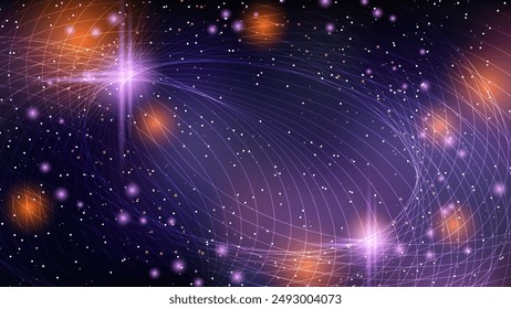 Abstract dynamic style vector background. Design for presentation, landing page, banner, wallpaper