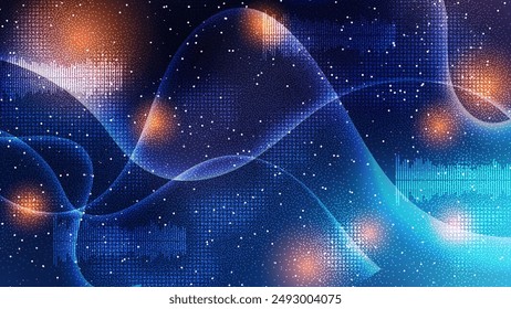 Abstract dynamic style vector background. Design for presentation, landing page, banner, wallpaper