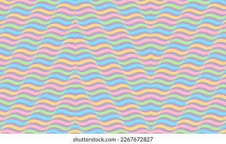 Abstract dynamic template with wavy curved ribbons. Modern cover design. 3d vector illustration.