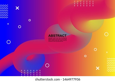 Abstract dynamic vibrant colorful wave background