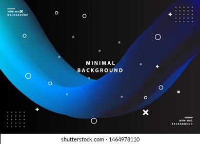 Abstract dynamic vibrant colorful wave background