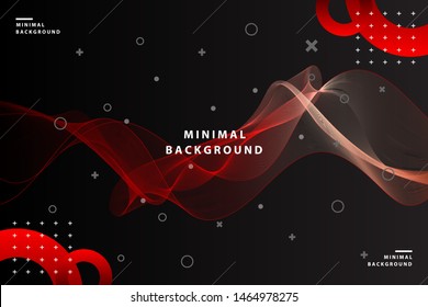 Abstract dynamic vibrant colorful wave background
