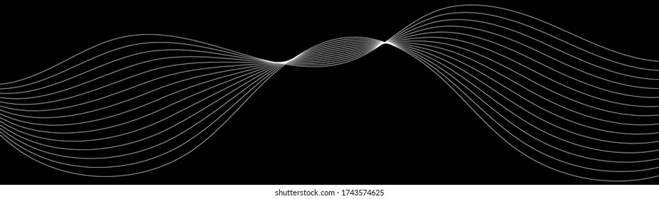 Resumen de oleada dinámica de líneas. Cuadrícula de perspectiva. Grandes datos. Red. Fondo digital. 3 quinquies de representación.