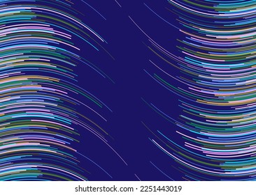 Resumen de líneas de onda dinámica fondo abstracto a rayas de color para la ilustración textil de tejido vectorial de diseño, copia espacio para el texto