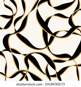 Abstract dynamic wave pattern. Vector Illustration.