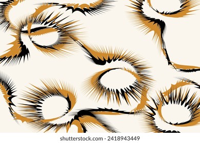 Abstract dynamic wave pattern. Vector Illustration.