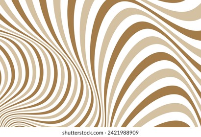 Abstract dynamic wave pattern. Vector Illustration.