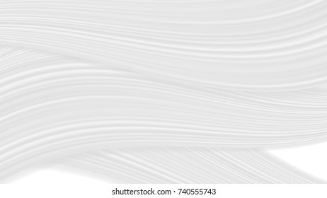 Abstract Dynamic Wave White and Gray Vector Backgrounds