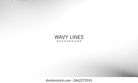 Abstract Dynamic Wavy Lines Background
