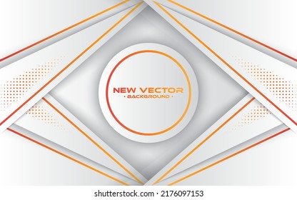 Abstract dynamic white dimension background, modern background.