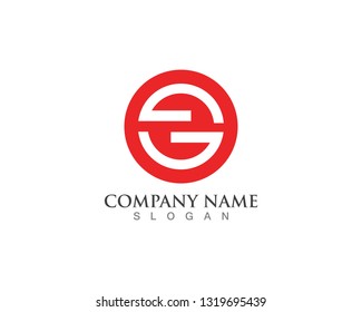 Abstract E Letters Logos 