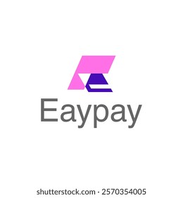 Abstract E wallet and pay icon creative logo design vector template