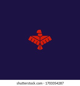 Abstract eagle, hawk, bird logo icon design vector