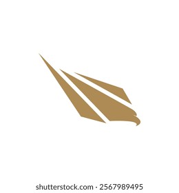 Abstract Eagle Hawk Falcon Logo Design Icon Vector Template