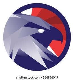 Abstract Eagle head