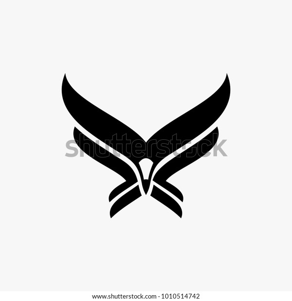 Abstract Eagle Logo Design Inspiration Hawk Stock Vector Royalty