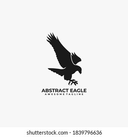 Abstract eagle logo logo design vector