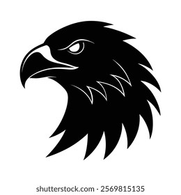 Abstract eagle silhouette vector clip art design