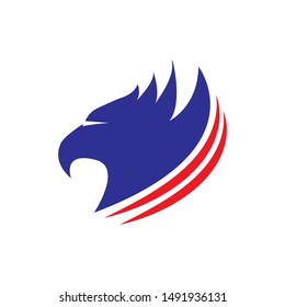 Abstract Eagle Vector Logo Elements