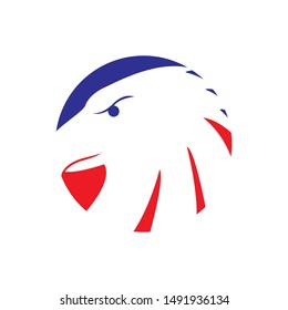 Abstract Eagle Vector Logo Elements