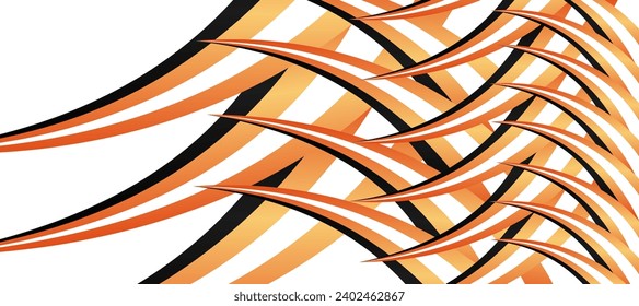 abstract eagle wings feather orange gradient background